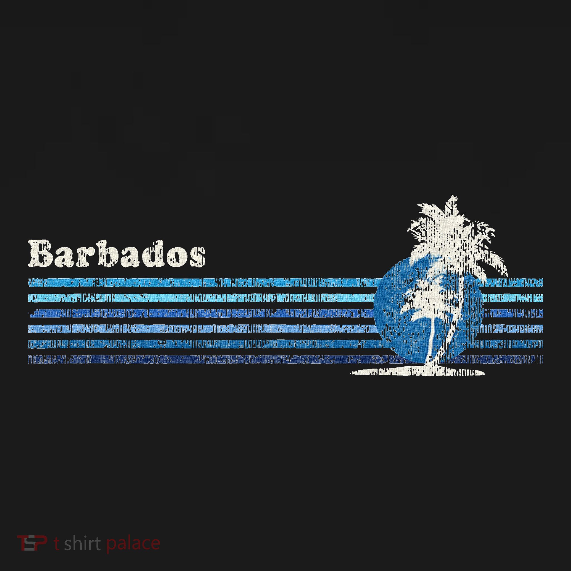 Barbados Vintage 80s Palm Trees Sunset T-Shirt