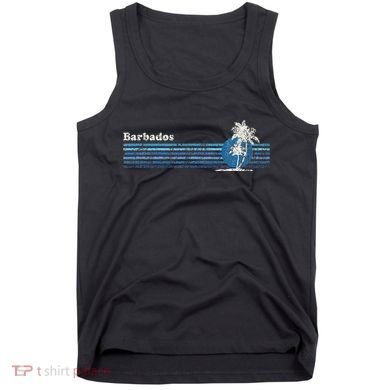 Barbados Vintage 80s Palm Trees Sunset Tank Top