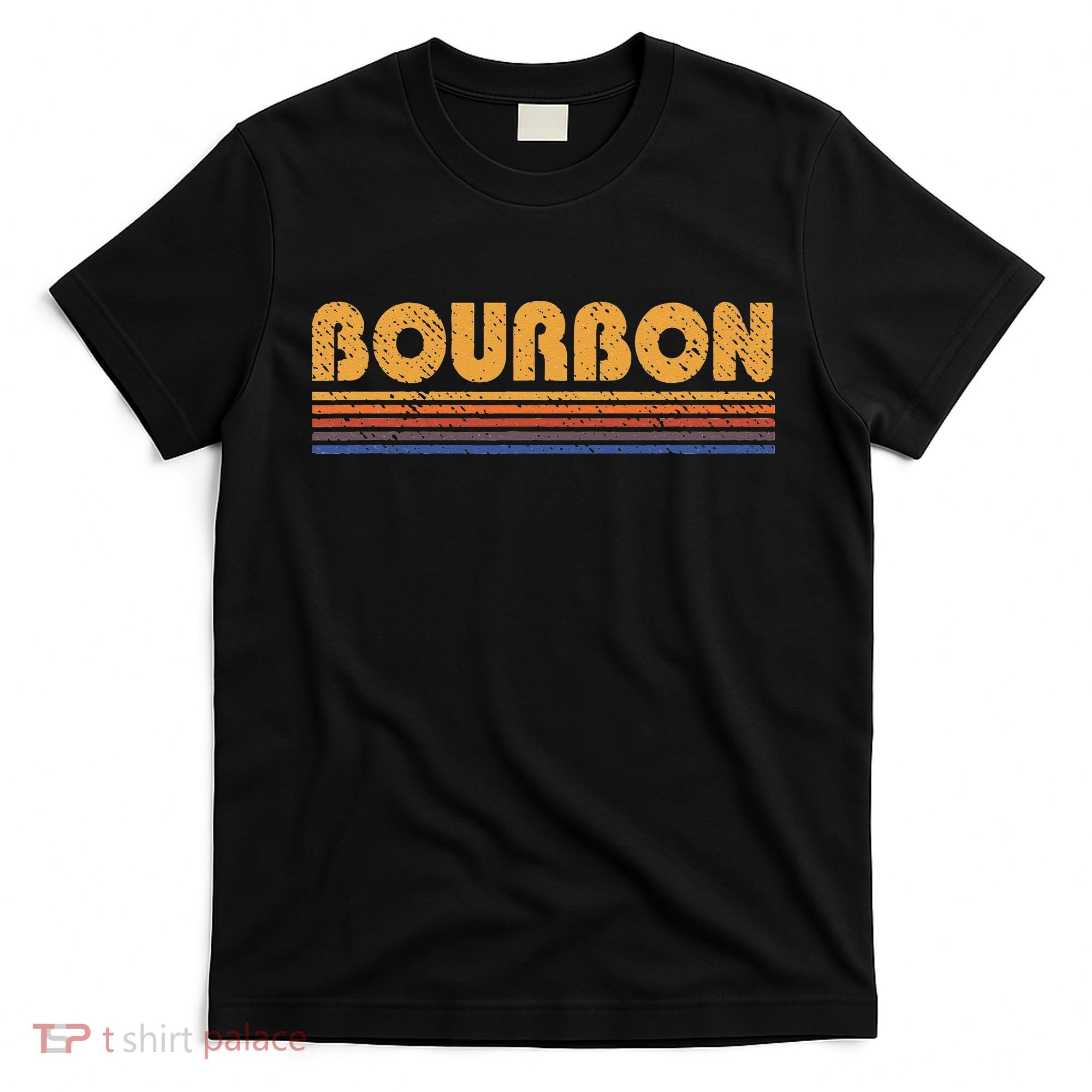 Bourbon Vintage 80s Retro Whiskey T-Shirt