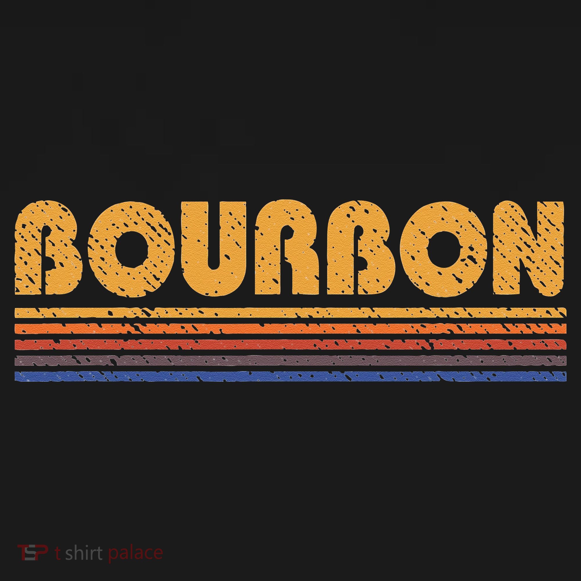 Bourbon Vintage 80s Retro Whiskey T-Shirt
