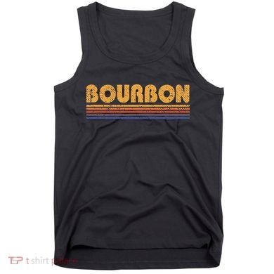 Bourbon Vintage 80s Retro Whiskey Tank Top