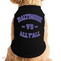 Baltimore Vs All YAll Funny Baltimore Doggie Tank thumb 0