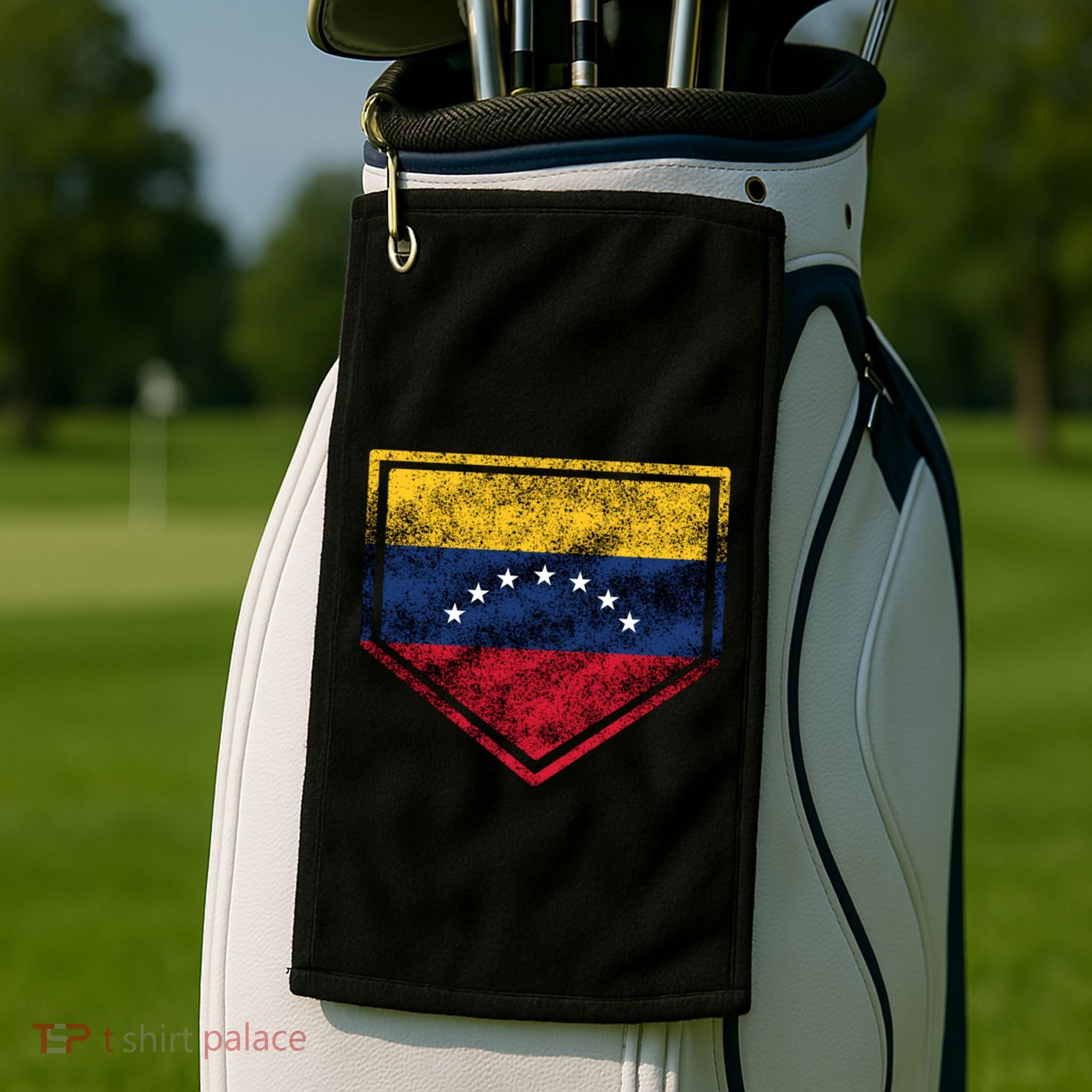 Baseball Venezuela Golf Towel