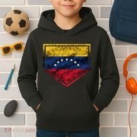 Baseball Venezuela Kids Hoodie thumb 2