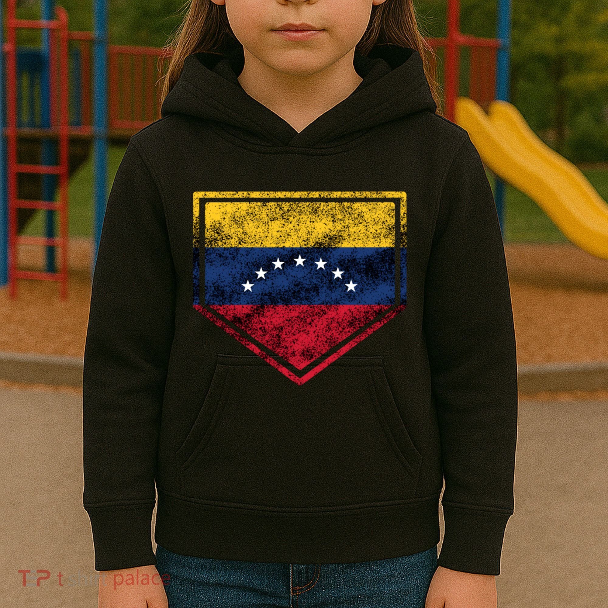 Baseball Venezuela Kids Hoodie