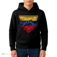 Baseball Venezuela Kids Hoodie thumb 4