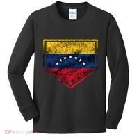 Baseball Venezuela Kids Long Sleeve Shirt thumb 0