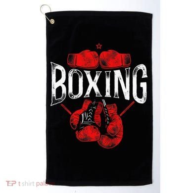 Boxing Vintage Boxing Golf Towel
