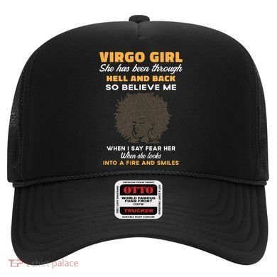 Black Virgo Born August September Birthday Meaningful Gift Hat