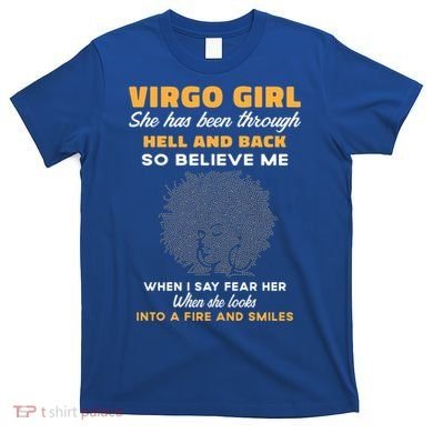 Black Virgo Born August September Birthday Meaningful Gift T-Shirt