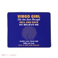 Black Virgo Born August September Birthday Meaningful Gift Mousepad thumb 0