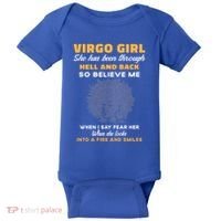 Black Virgo Born August September Birthday Meaningful Gift Baby Bodysuit thumb 0