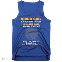 Black Virgo Born August September Birthday Meaningful Gift Tank Top thumb 0