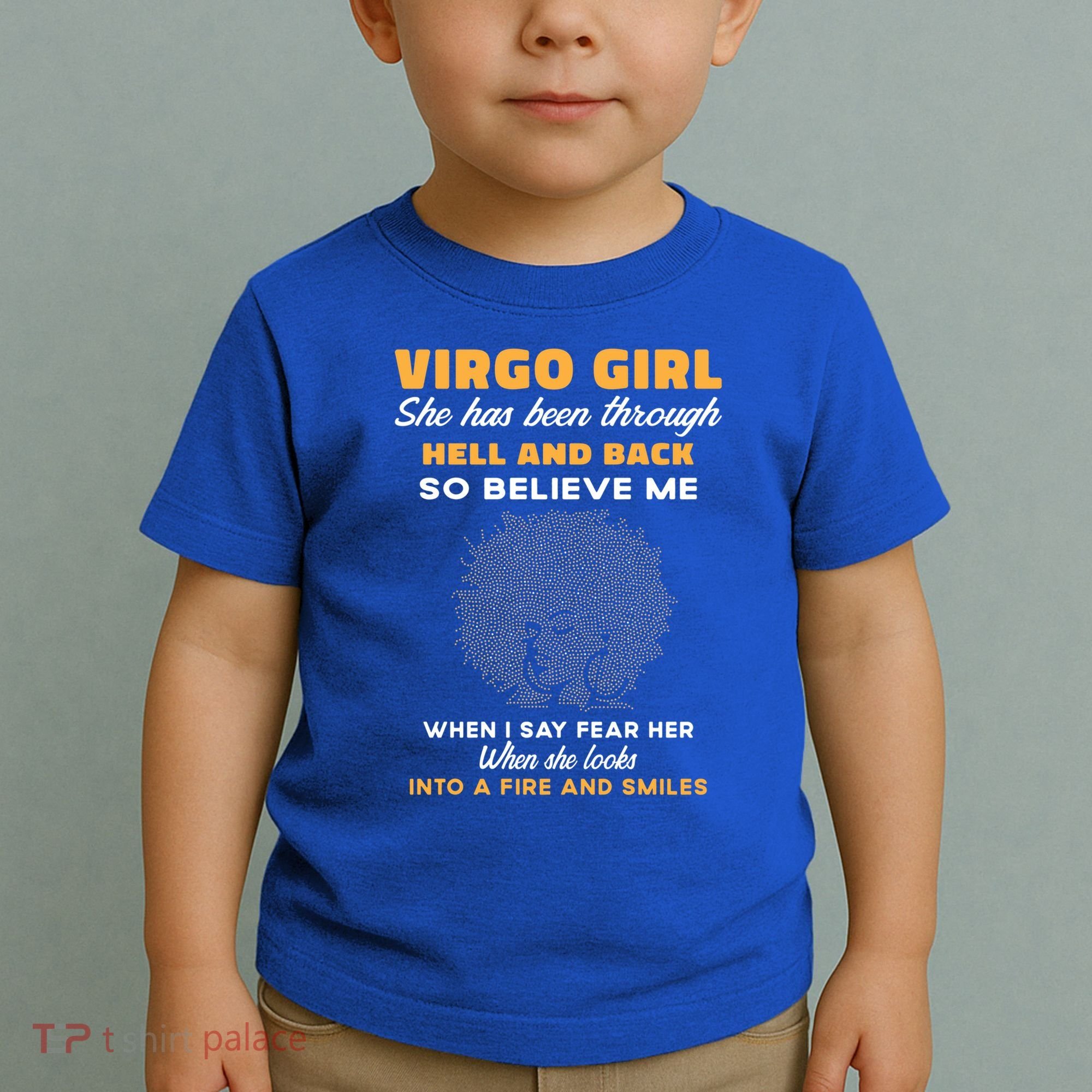Black Virgo Born August September Birthday Meaningful Gift Toddler T-Shirt
