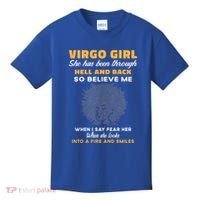 Black Virgo Born August September Birthday Meaningful Gift Kids T-Shirt thumb 0