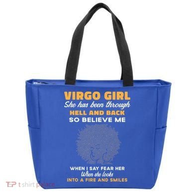 Black Virgo Born August September Birthday Meaningful Gift Tote Bag