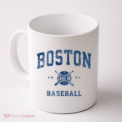 Boston Vintage Baseball Throwback Coffee Mug