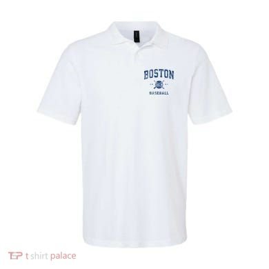 Boston Vintage Baseball Throwback Polo