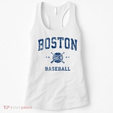 Boston Vintage Baseball Throwback Women's Tank Top