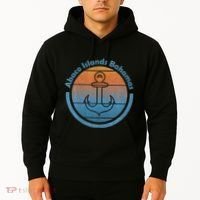 Bahama Vibes Bahamian Sailing Anchor Abaco Islands Bahamas Hoodie thumb 2