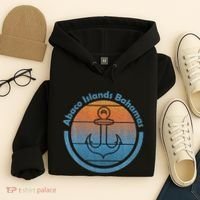Bahama Vibes Bahamian Sailing Anchor Abaco Islands Bahamas Hoodie thumb 4