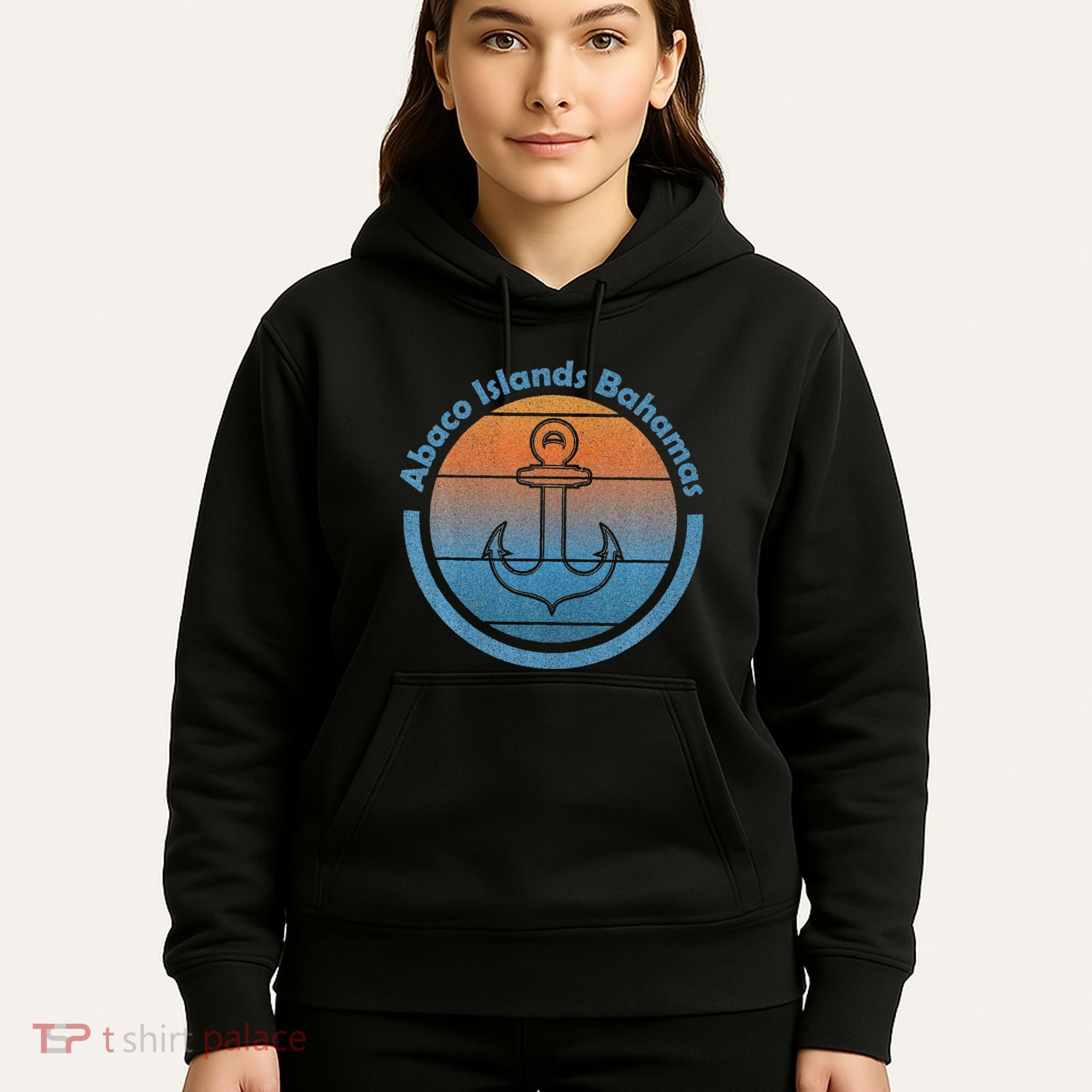 Bahama Vibes Bahamian Sailing Anchor Abaco Islands Bahamas Hoodie