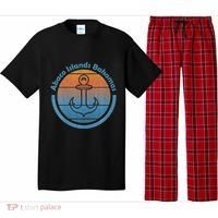 Bahama Vibes Bahamian Sailing Anchor Abaco Islands Bahamas Pajama Set thumb 0