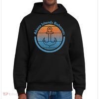 Bahama Vibes Bahamian Sailing Anchor Abaco Islands Bahamas District V.I.T. Heavyweight Hoodie thumb 0