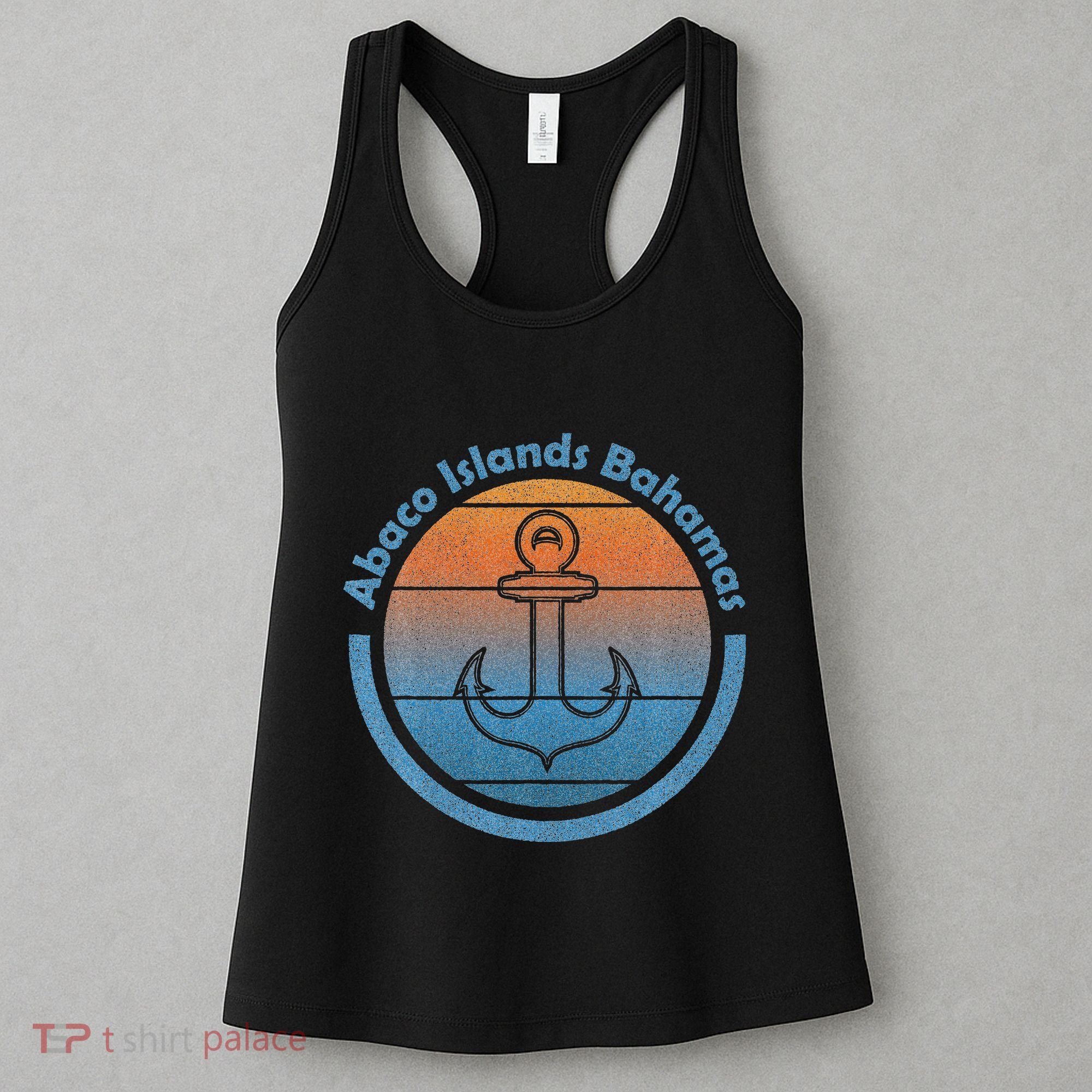 Bahama Vibes Bahamian Sailing Anchor Abaco Islands Bahamas Women's Tank Top