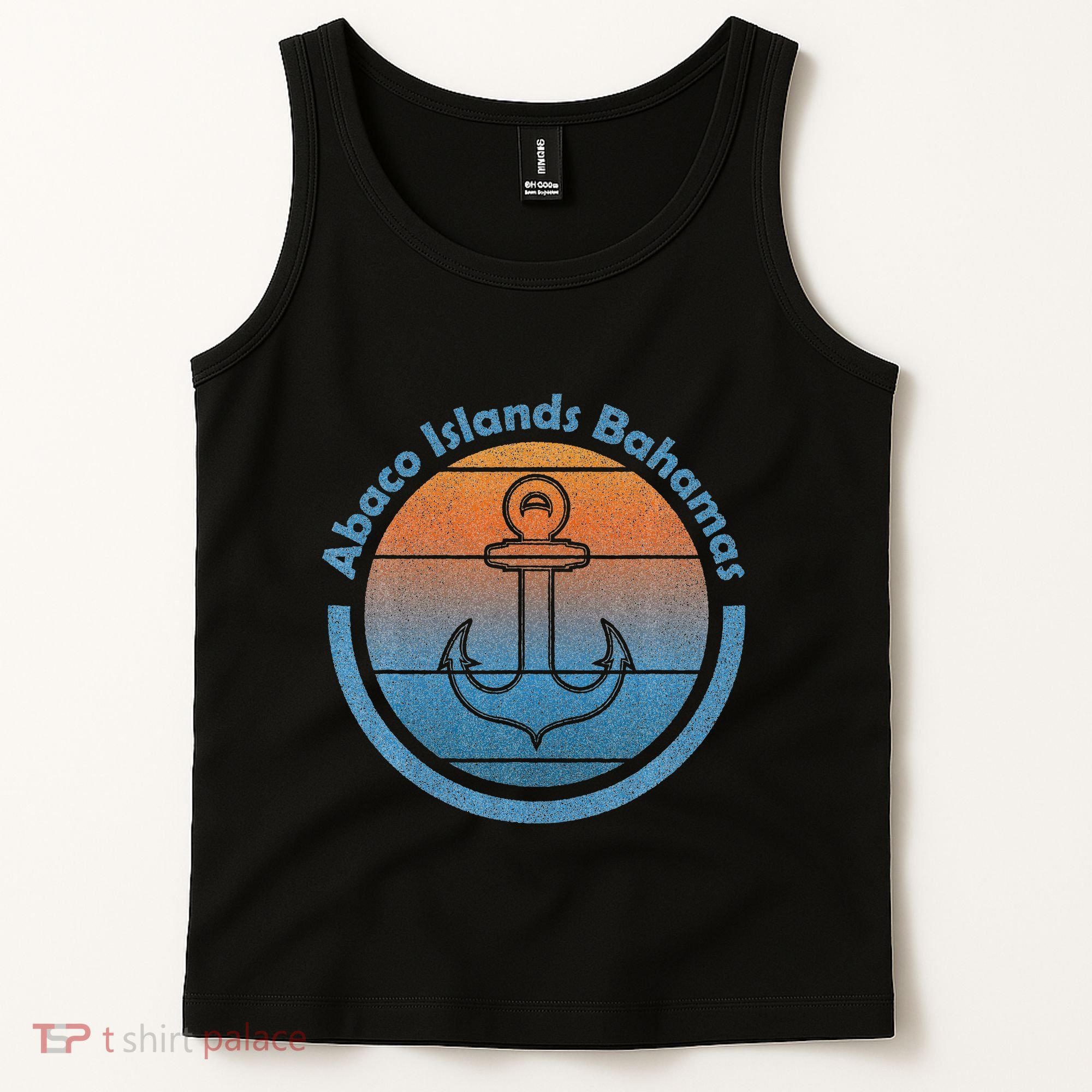 Bahama Vibes Bahamian Sailing Anchor Abaco Islands Bahamas Tank Top