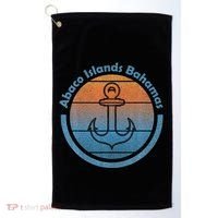Bahama Vibes Bahamian Sailing Anchor Abaco Islands Bahamas Golf Towel thumb 0