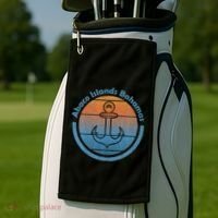 Bahama Vibes Bahamian Sailing Anchor Abaco Islands Bahamas Golf Towel thumb 2