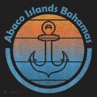 Bahama Vibes Bahamian Sailing Anchor Abaco Islands Bahamas Golf Towel thumb 3