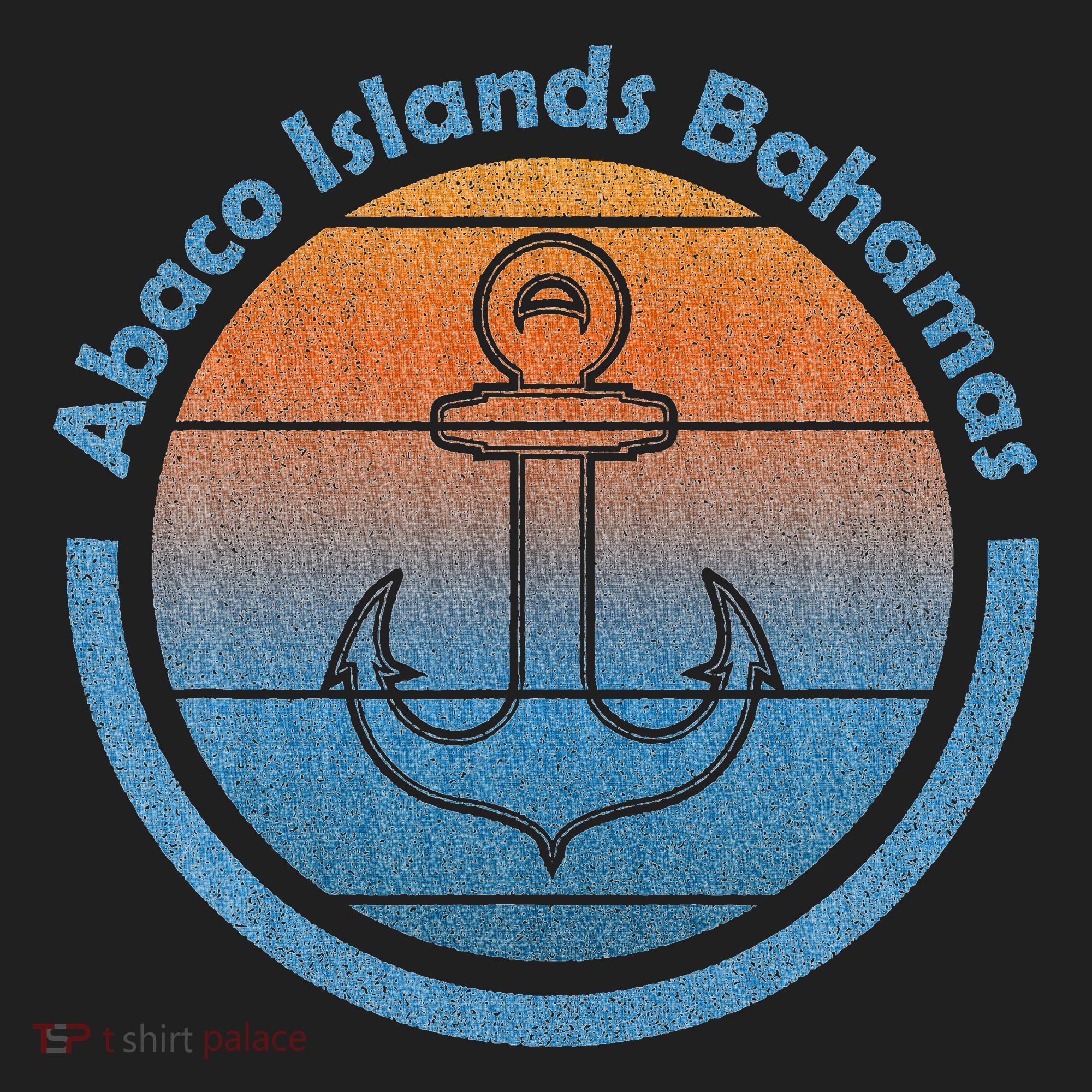 Bahama Vibes Bahamian Sailing Anchor Abaco Islands Bahamas Golf Towel