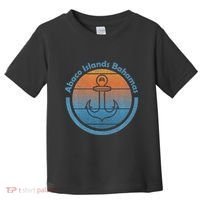 Bahama Vibes Bahamian Sailing Anchor Abaco Islands Bahamas Toddler T-Shirt thumb 0
