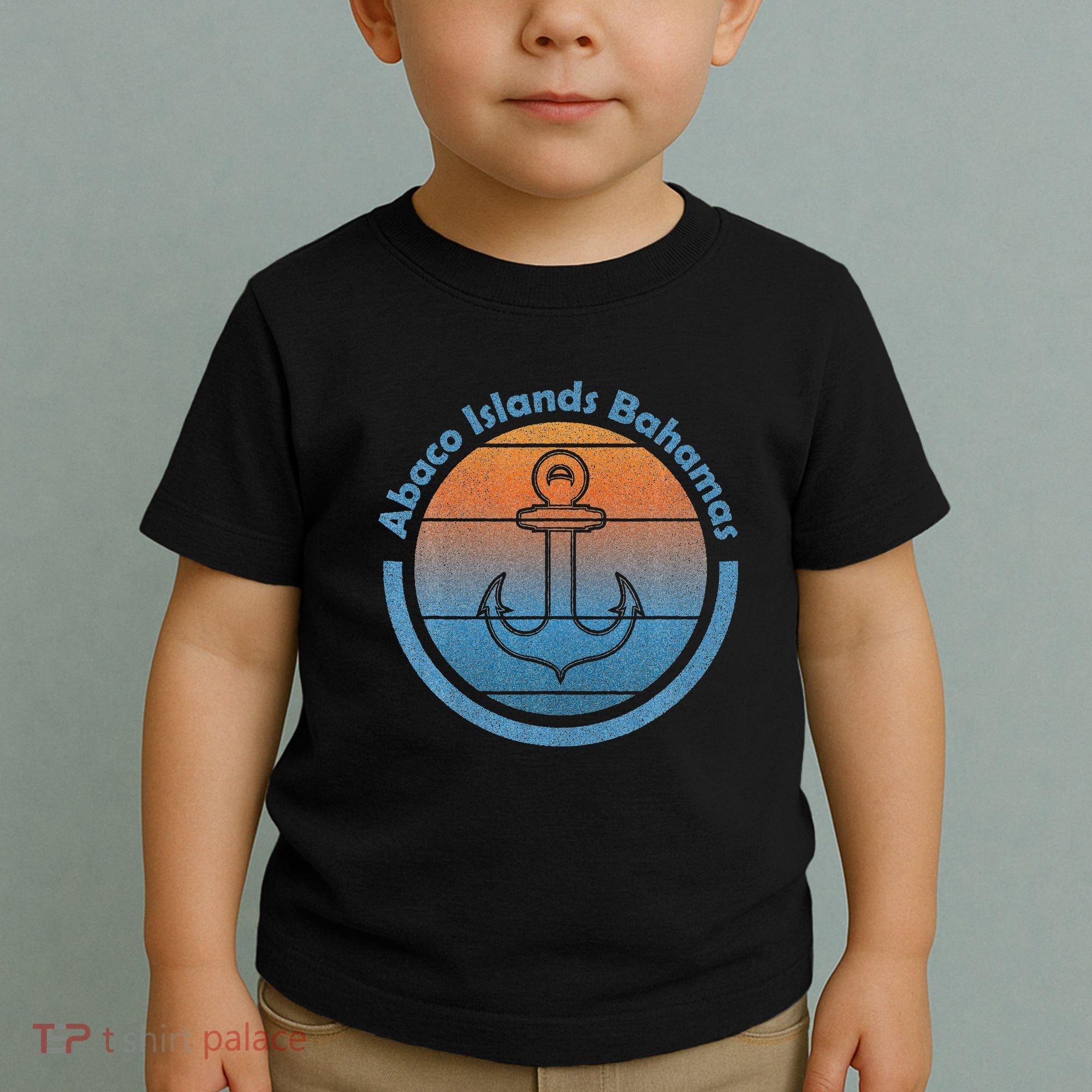 Bahama Vibes Bahamian Sailing Anchor Abaco Islands Bahamas Toddler T-Shirt