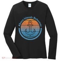 Bahama Vibes Bahamian Sailing Anchor Abaco Islands Bahamas Women's Long Sleeve Shirt thumb 0