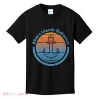 Bahama Vibes Bahamian Sailing Anchor Abaco Islands Bahamas Kids T-Shirt thumb 0