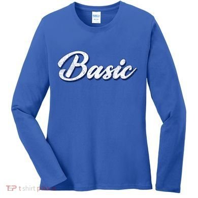 Basic Vintage Women's Long Sleeve Shirt