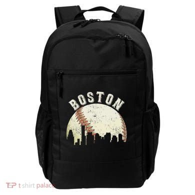 Boston Vintage Baseball Distressed Retro Backpack