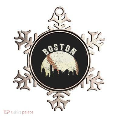 Boston Vintage Baseball Distressed Retro Ornament