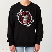 Boy Valentines Bucked Better Aim Than Cupid Deer Hunting Women's Sweatshirt thumb 0