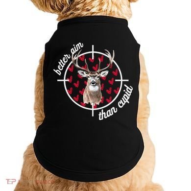 Boy Valentines Bucked Better Aim Than Cupid Deer Hunting Doggie Tank