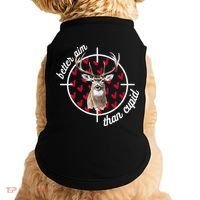 Boy Valentines Bucked Better Aim Than Cupid Deer Hunting Doggie Tank thumb 0