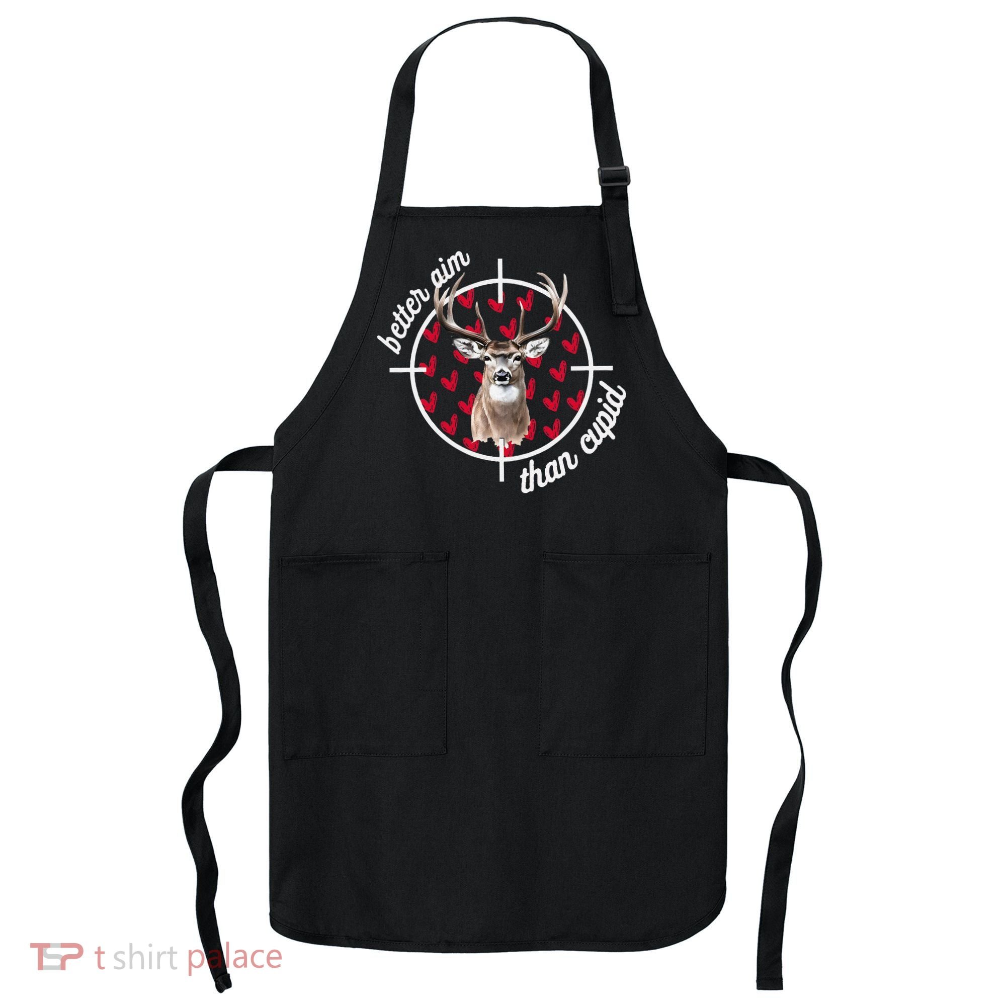 Boy Valentines Bucked Better Aim Than Cupid Deer Hunting Apron