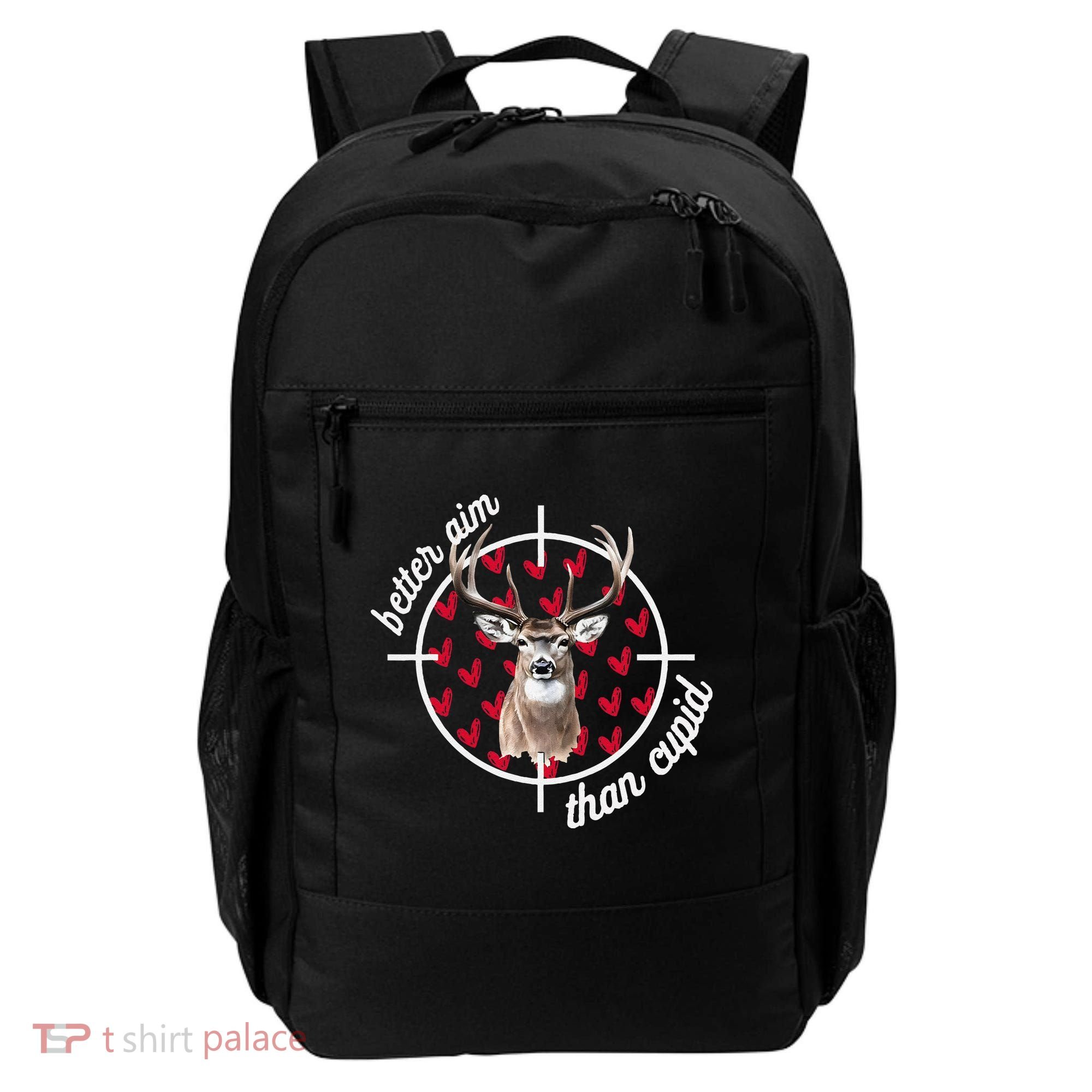 Boy Valentines Bucked Better Aim Than Cupid Deer Hunting Backpack