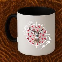Boy Valentines Bucked Better Aim Than Cupid Deer Hunting Coffee Mug thumb 2