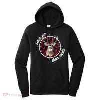 Boy Valentines Bucked Better Aim Than Cupid Deer Hunting Women's Hoodie thumb 0