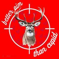 Boy Valentines Bucked Better Aim Than Cupid Deer Hunting Santa Hat thumb 1