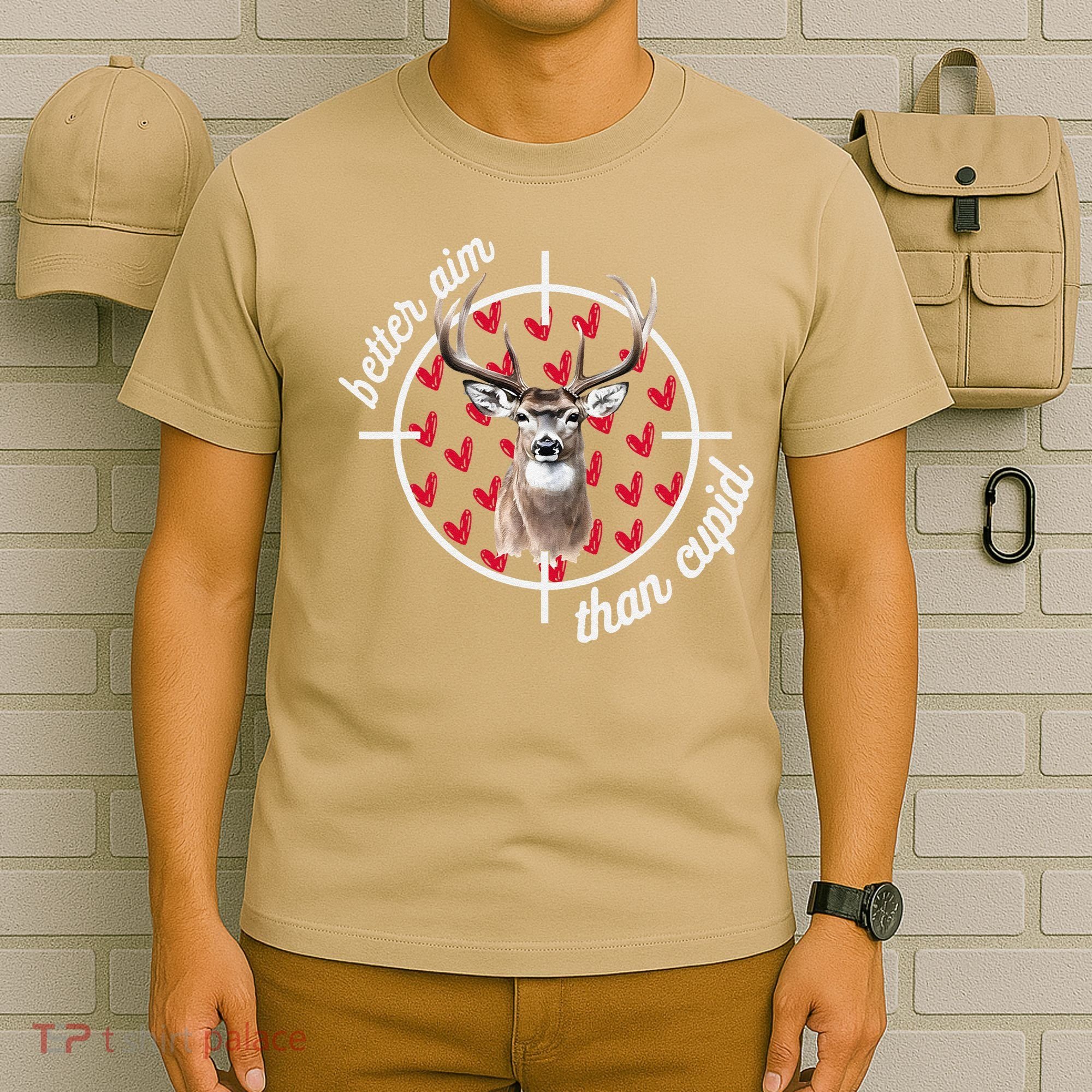 Boy Valentines Bucked Better Aim Than Cupid Deer Hunting T-Shirt